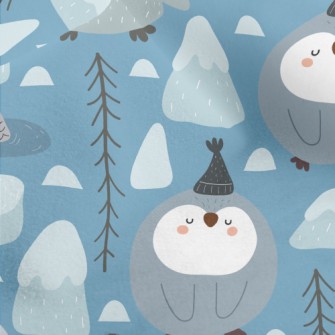 Frozen World Penguins Micro Fleece