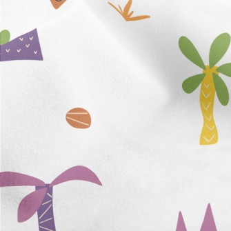 Coconut Tree Eruption Micro Fleece