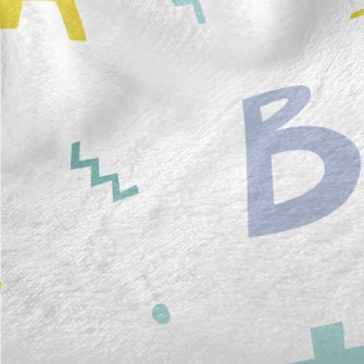 Cute Geometry ABC Minky