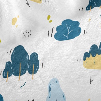 Forest Small Trees Minky