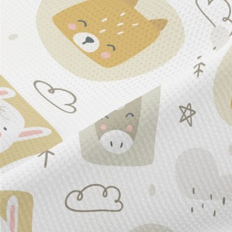 Cute Forest Animals Piqué