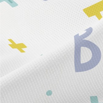 Cute Geometry ABC Piqué