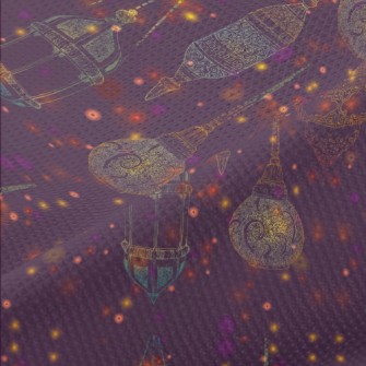 Exquisite Carved Chandelier Piqué