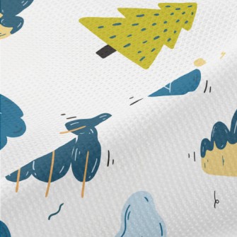 Forest Small Trees Piqué