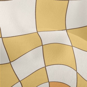 Distorted Blocks Lightweight Performance Linen
