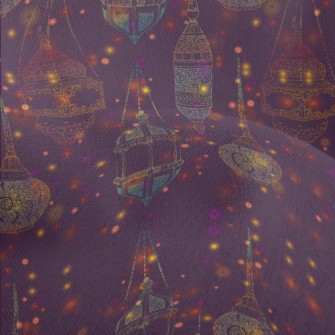 Exquisite Carved Chandelier Lightweight Performance Linen