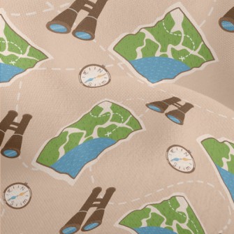 Binoculars Compass Map Lightweight Performance Linen