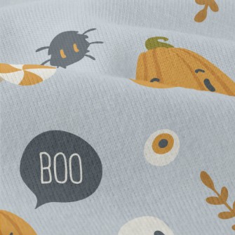 Halloween Pumpkin Ghost Modern Jersey