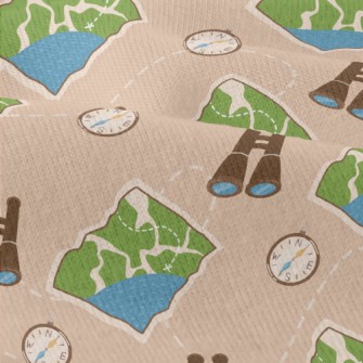 Binoculars Compass Map Modern Jersey