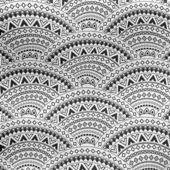 Special Ethnic Totem Jersey Backed Fleece