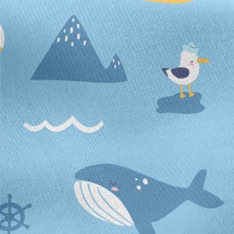 Big Ship Submarine Seagull Jersey Backed Fleece