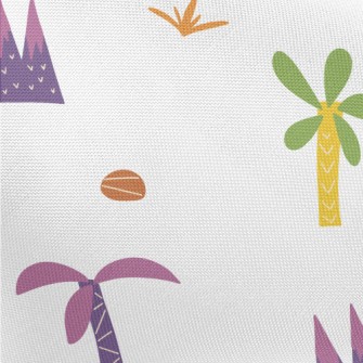 Coconut Tree Eruption Pongee