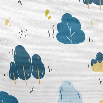 Forest Small Trees Pongee