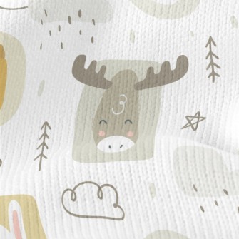 Cute Forest Animals Stretch Jersey