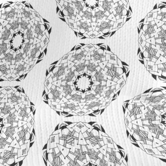 Weird Geometric Composition Stretch Jersey