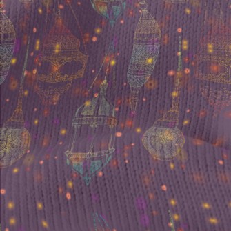 Exquisite Carved Chandelier Stretch Jersey