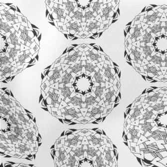 Weird Geometric Composition Lightweight Cotton Poplin