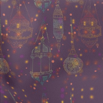 Exquisite Carved Chandelier Lightweight Cotton Poplin