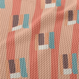 Patchwork Of Vertical Color Bl Birdseye Piqué