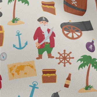 Pirate Cannon Treasure Chest Chiffon