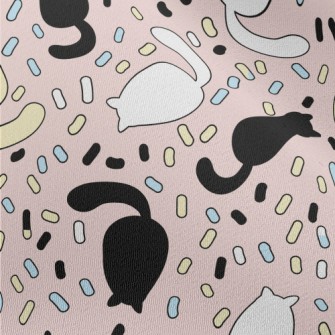 Cute Cat Back Chiffon