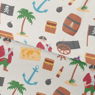 Pirate Cannon Treasure Chest Waterproof Oxford