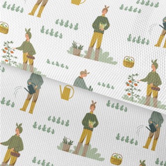 Gardening Girl Waterproof Oxford