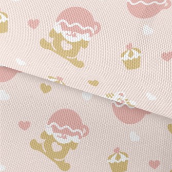 Smiling Cup Cat Waterproof Oxford