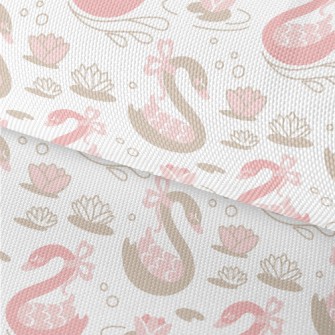 Beautiful Ribbon Swan Waterproof Oxford