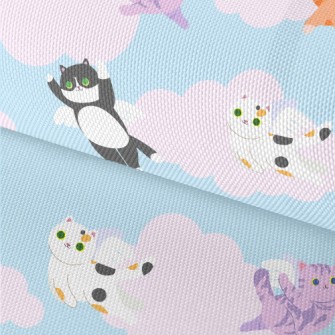 Super Cute Flying Cat Waterproof Oxford