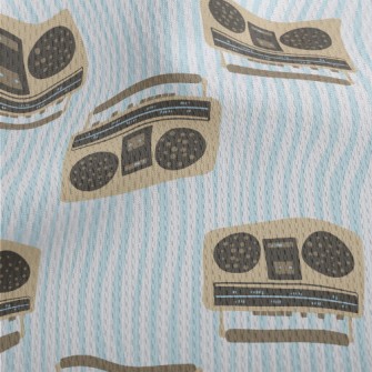 Retro Radio Athletic Mesh Flat Back