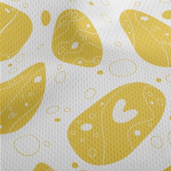 Heart Painted Eggs Athletic Mesh Flat Back