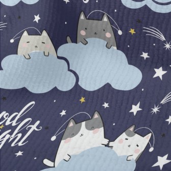 Cat Family On The Cloud Terry