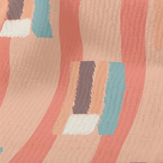 Patchwork Of Vertical Color Bl Terry