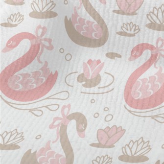 Beautiful Ribbon Swan Terry