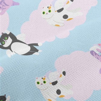 Super Cute Flying Cat Performance Linen