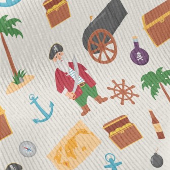 Pirate Cannon Treasure Chest Standard Corduroy