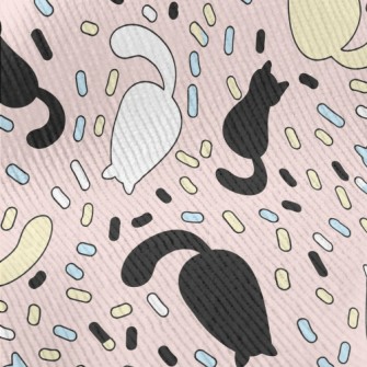 Cute Cat Back Standard Corduroy