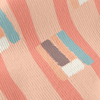 Patchwork Of Vertical Color Bl Standard Corduroy