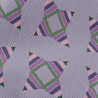 Square Flower Combination Standard Corduroy