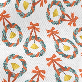 Christmas Wreath Bells Standard Corduroy