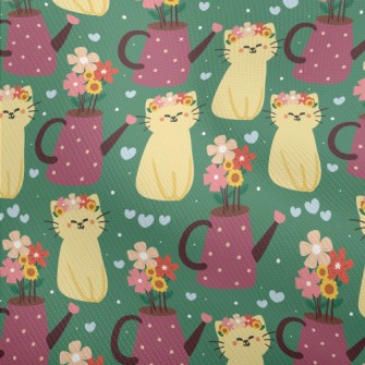 Cute Cat With Wreath Dobby