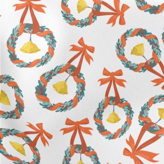 Christmas Wreath Bells Stretch Ponte