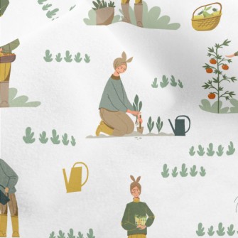 Gardening Girl Micro Fleece