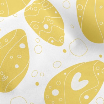 Heart Painted Eggs Micro Fleece