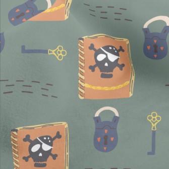 Mysterious Treasure Book Micro Fleece