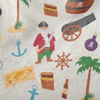 Pirate Cannon Treasure Chest Minky