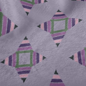 Square Flower Combination Minky