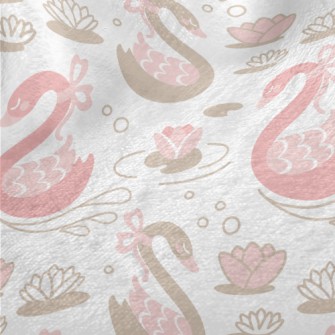 Beautiful Ribbon Swan Minky