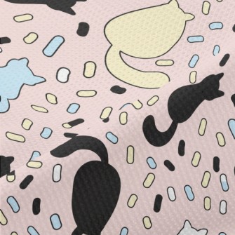 Cute Cat Back Piqué